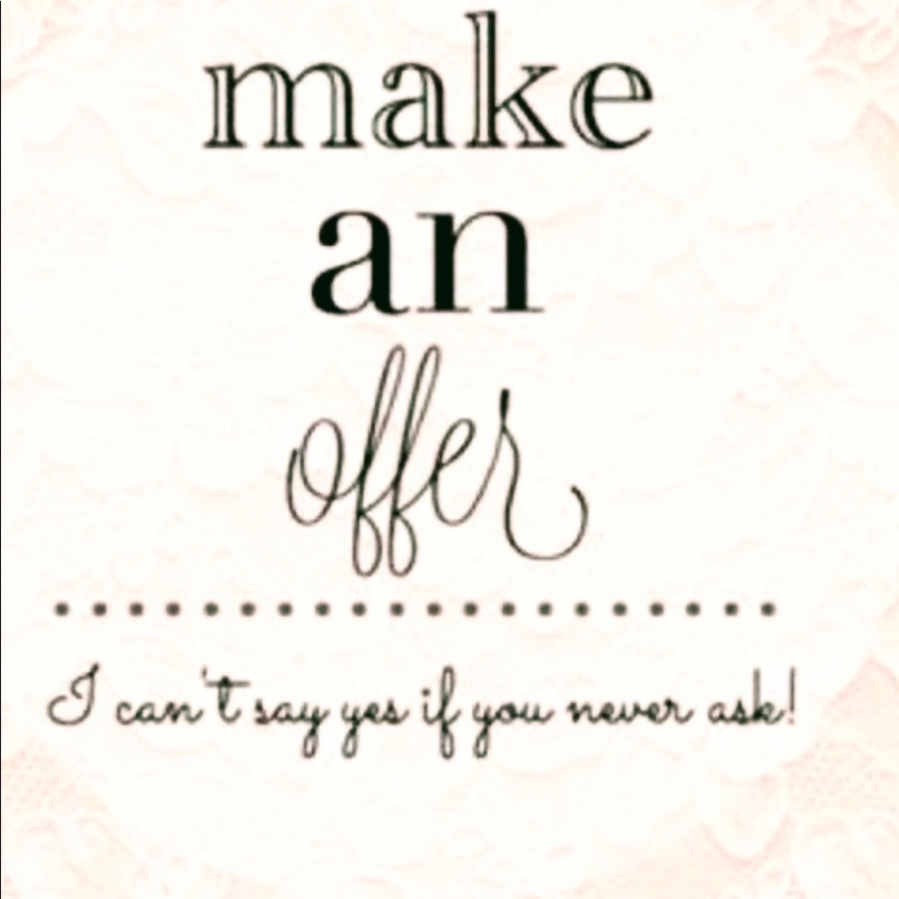 Reasonable offer thanks
